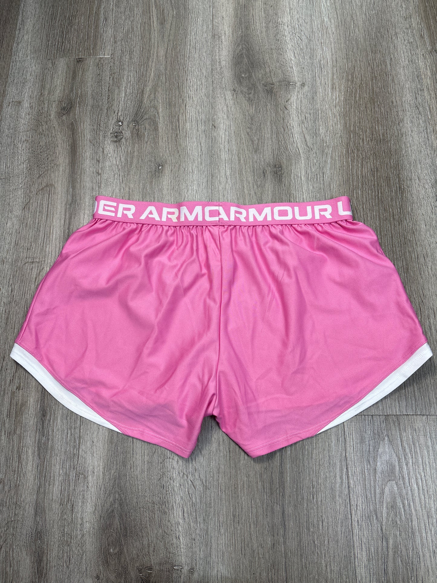 Athletic Shorts By Under Armour In Pink, Size: L