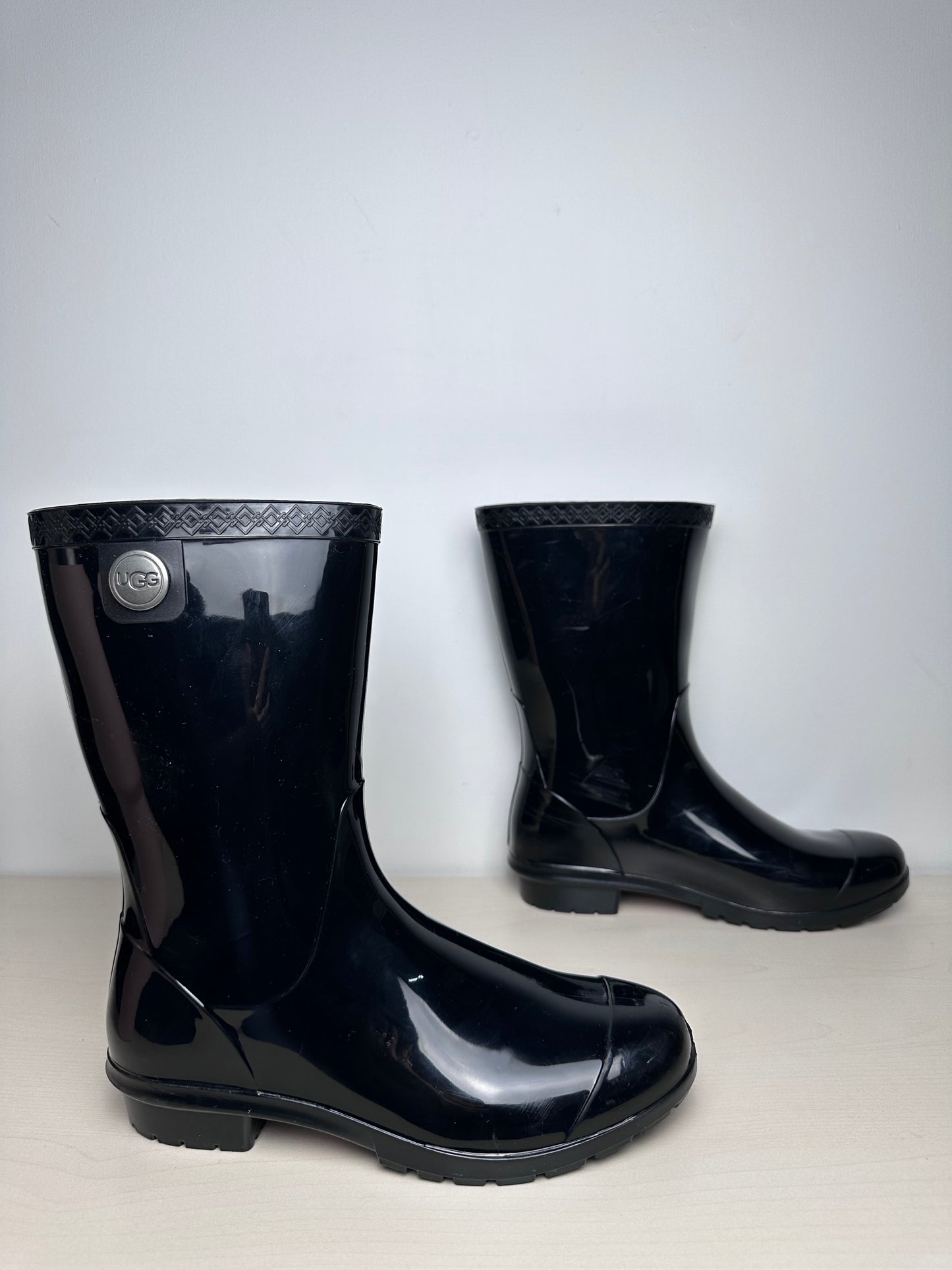 Boots Rain By Ugg In Black, Size: 7