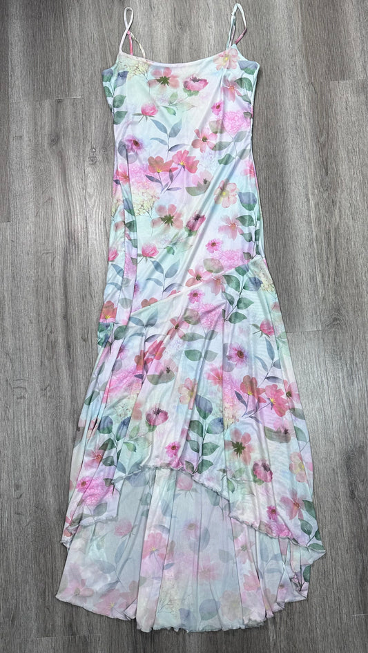 Dress Casual Midi By Blue Blush In Floral Print, Size: L