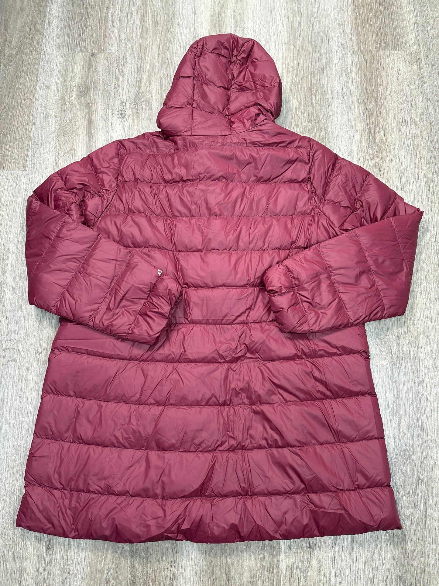 Coat Puffer & Quilted By Eddie Bauer In Maroon, Size: Xl