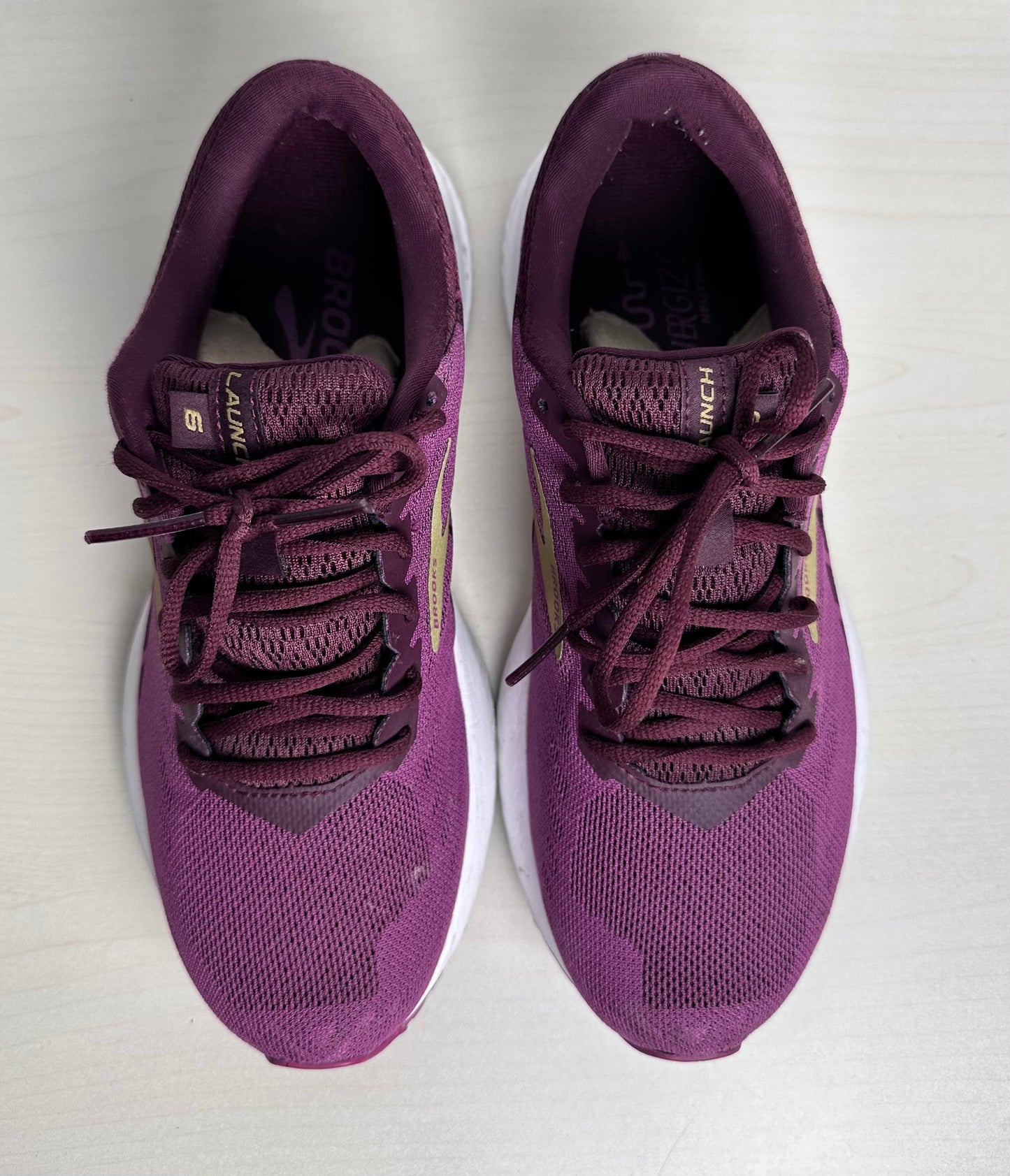 Shoes Athletic By Brooks In Purple, Size: 7