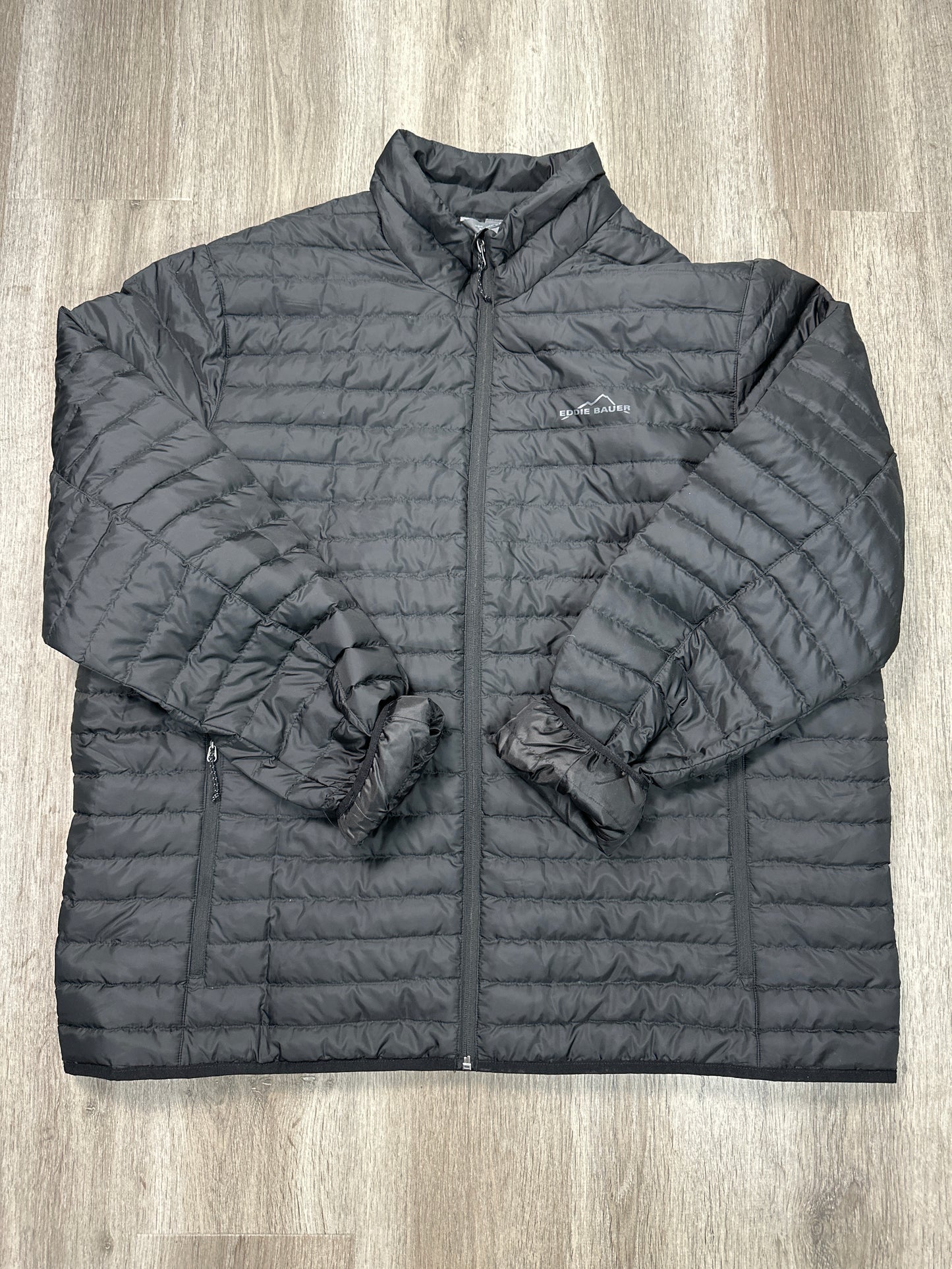 Jacket Puffer & Quilted By Eddie Bauer In Black, Size: Xxl