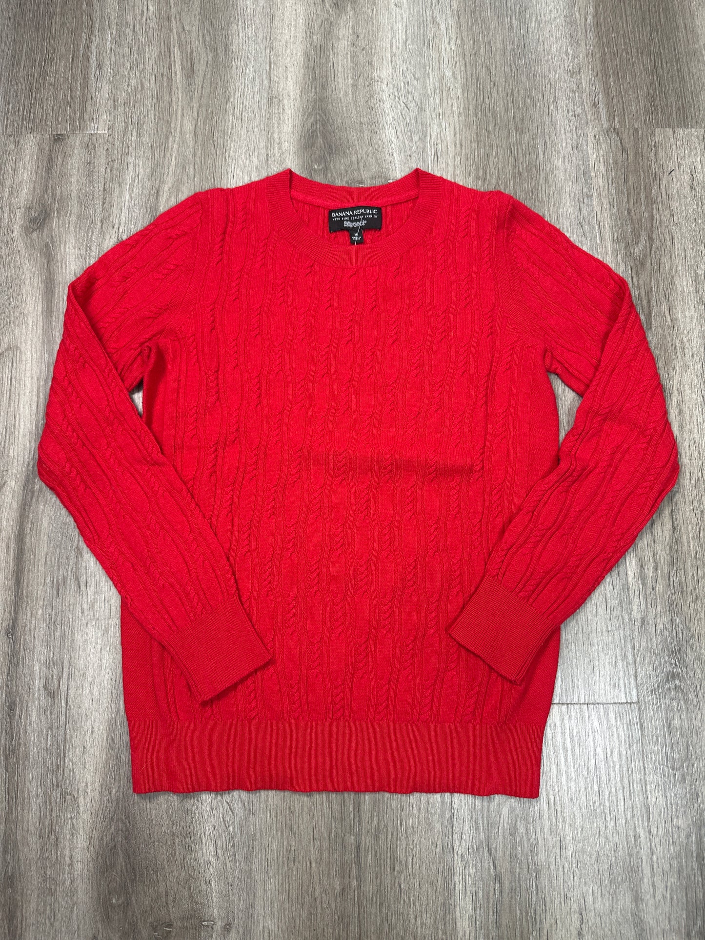 Sweater By Banana Republic In Red, Size: M