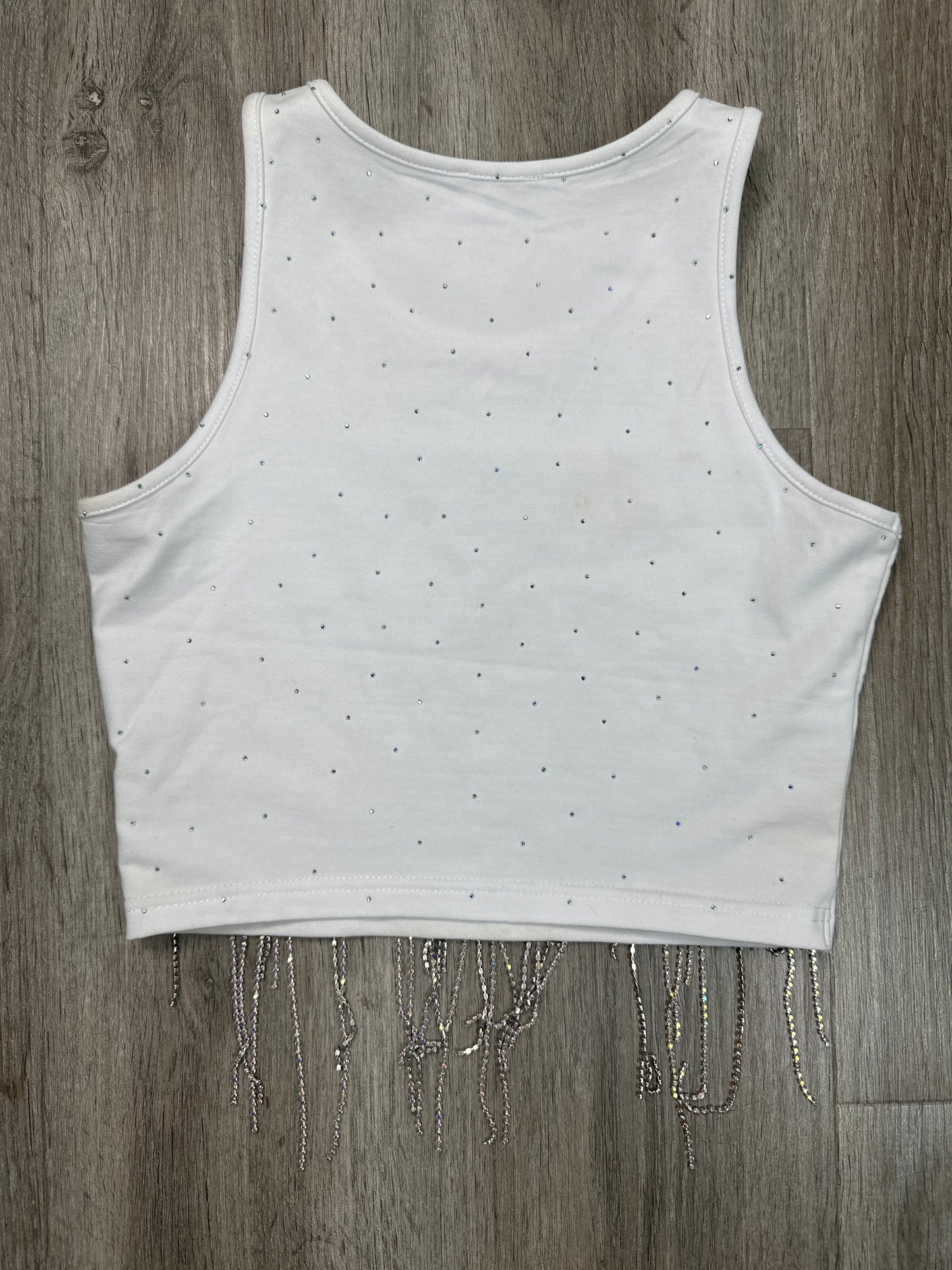 Top Sleeveless By WFFS In White, Size: S