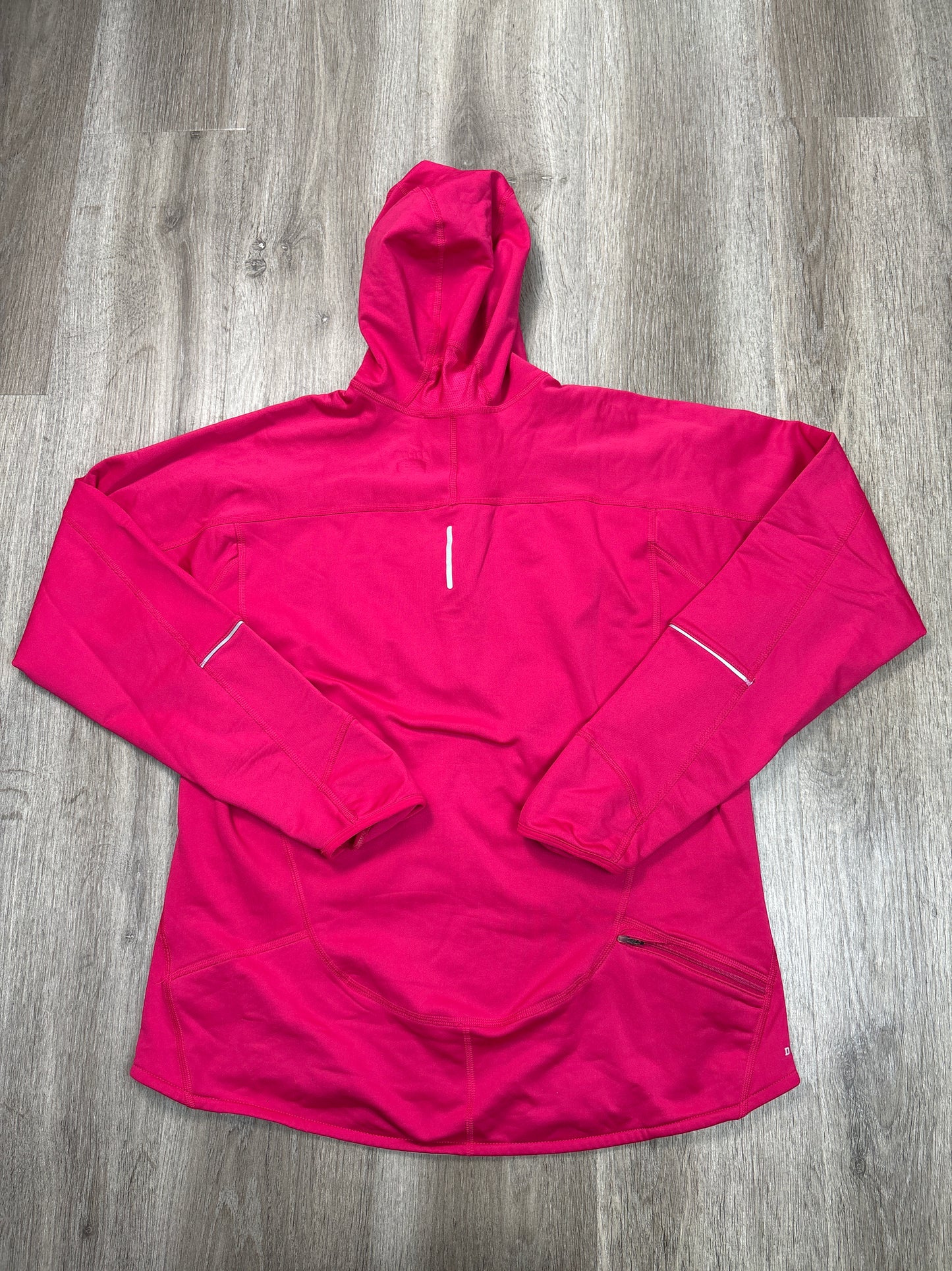 Athletic Jacket By Nike Apparel In Pink, Size: Xl