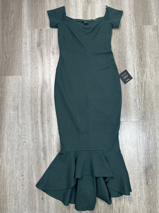 Dress Party Midi By Lulus In Green, Size: S