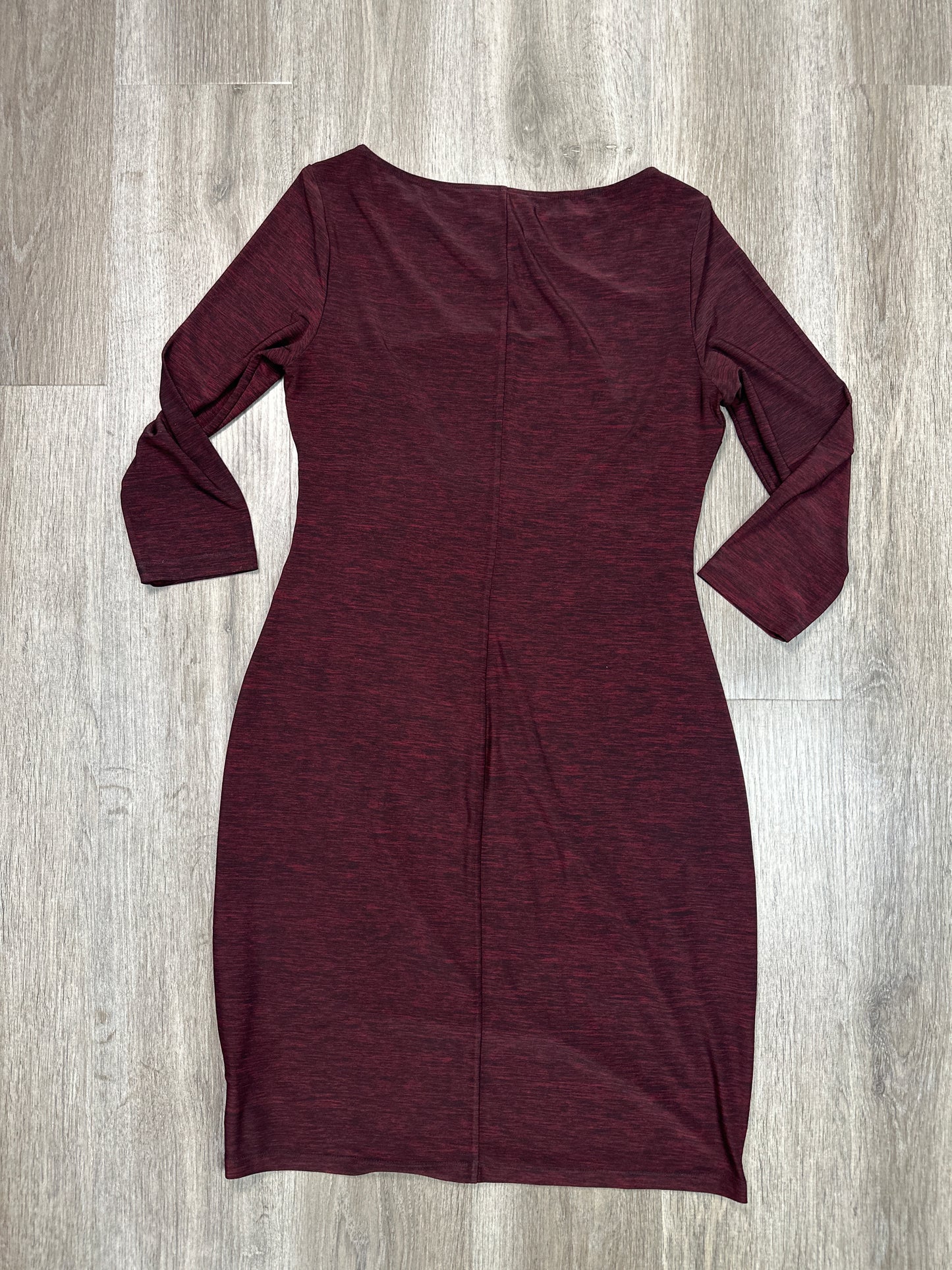 Dress Casual Short By Chaps In Maroon, Size: L