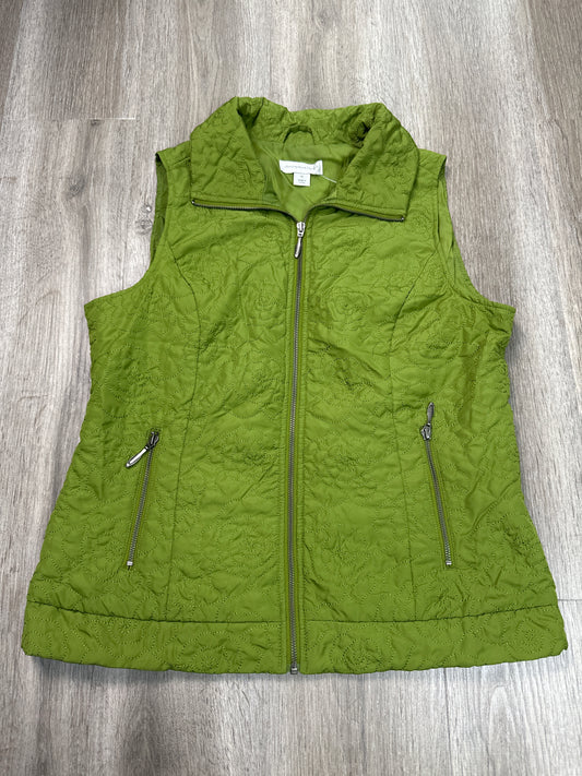 Vest Puffer & Quilted By Christopher And Banks In Green, Size: M