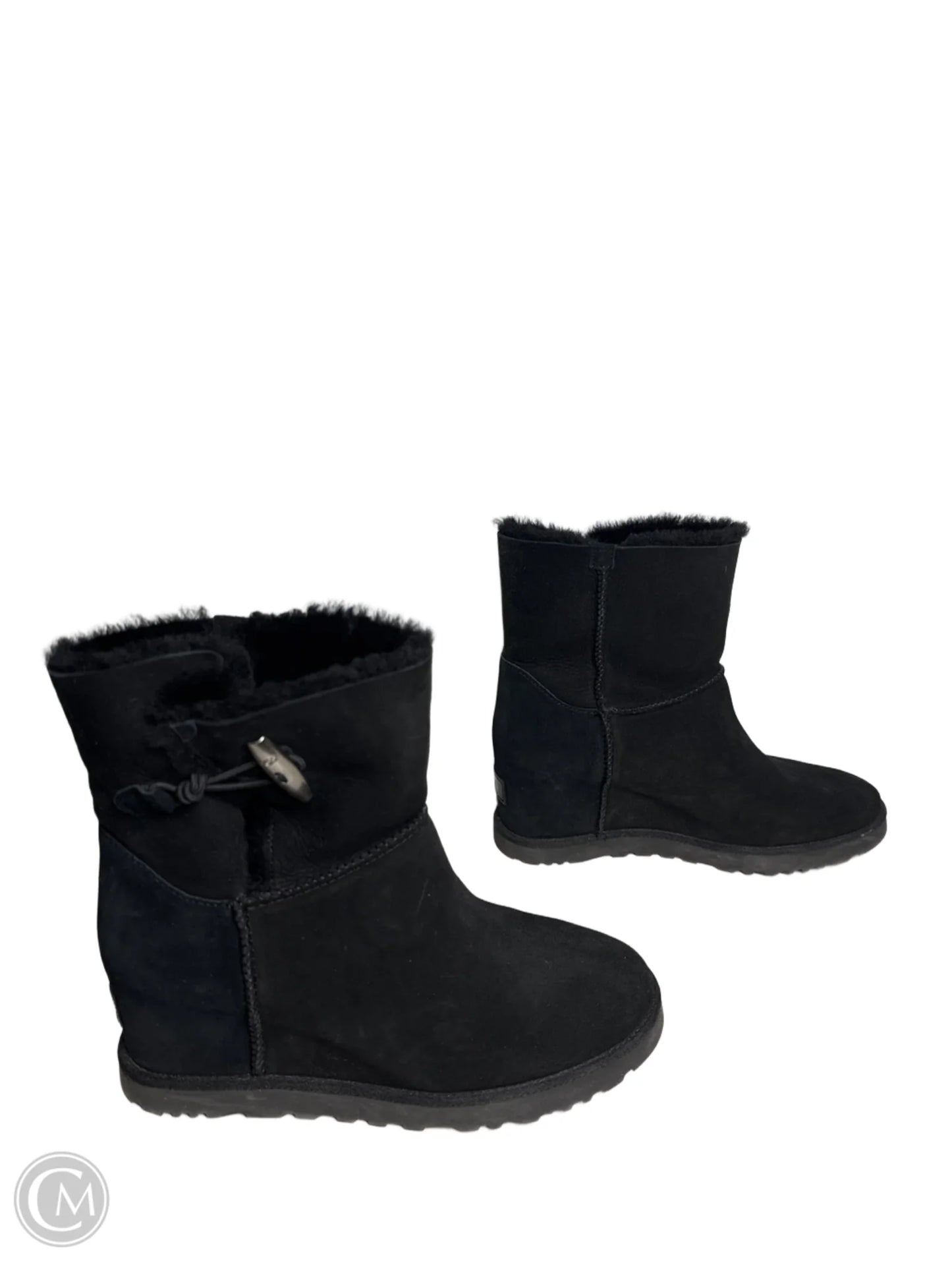 Boots Designer By Ugg In Black, Size: 9.5