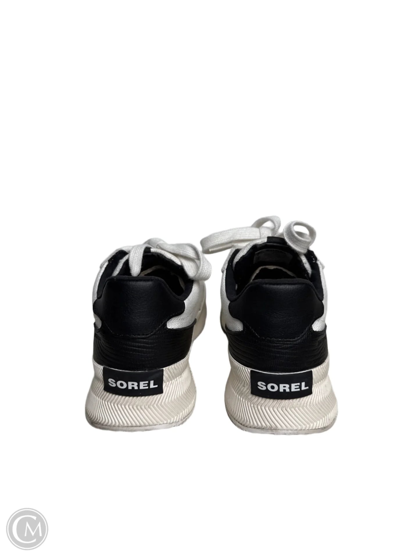 Shoes Sneakers By Sorel In Black & White, Size: 8