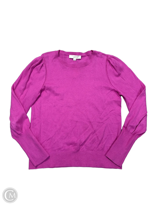 Top Long Sleeve By Loft In Pink, Size: S