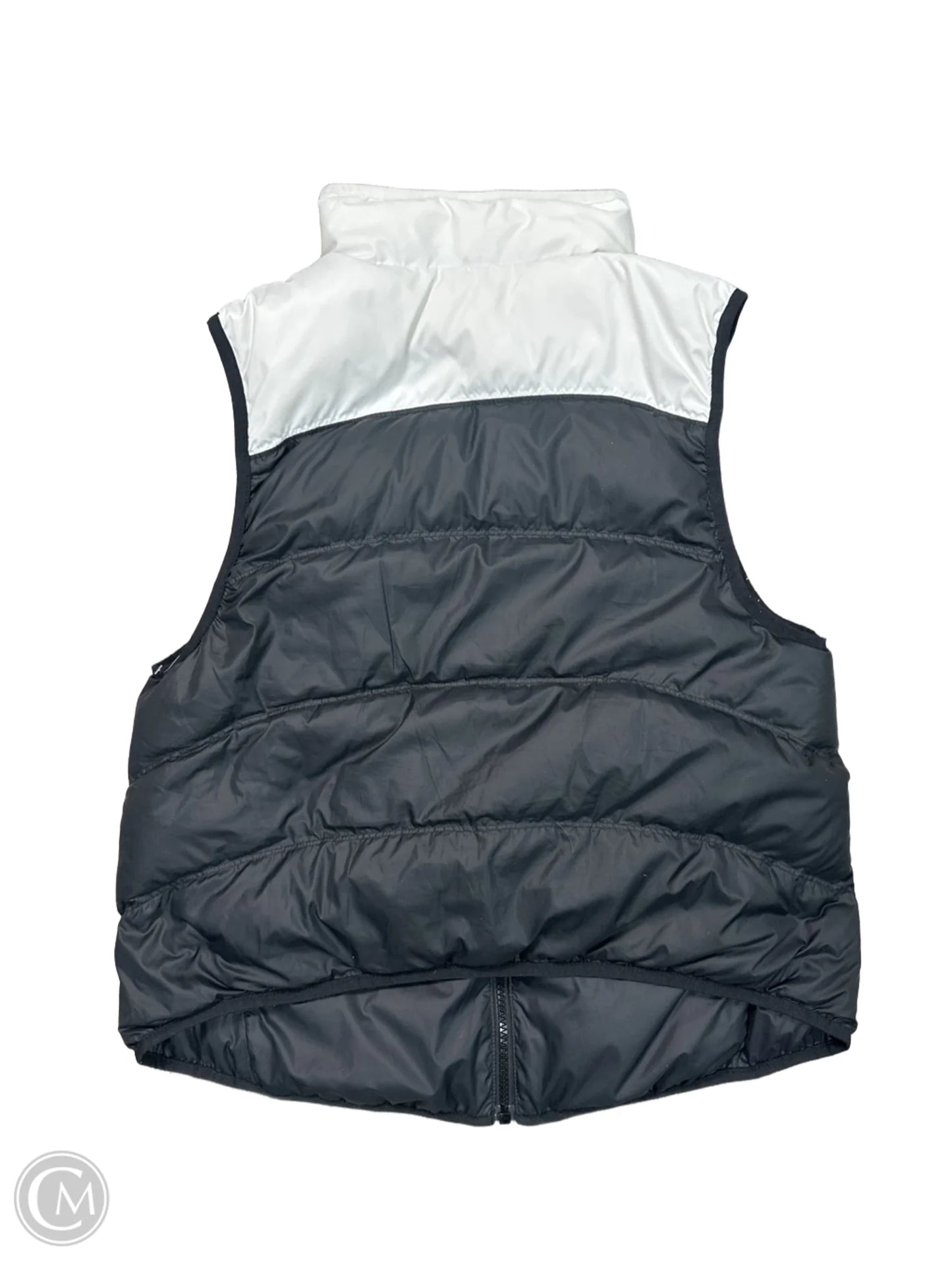 Vest Puffer & Quilted By Nike Apparel In Black & White, Size: S