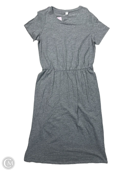 Dress Casual Midi By Old Navy In Grey, Size: L