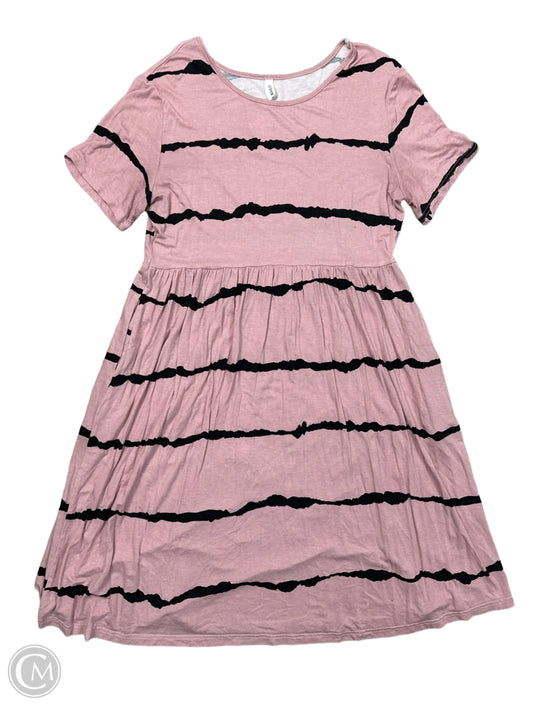 Dress Casual Short By DB MOON In Pink, Size: Xl