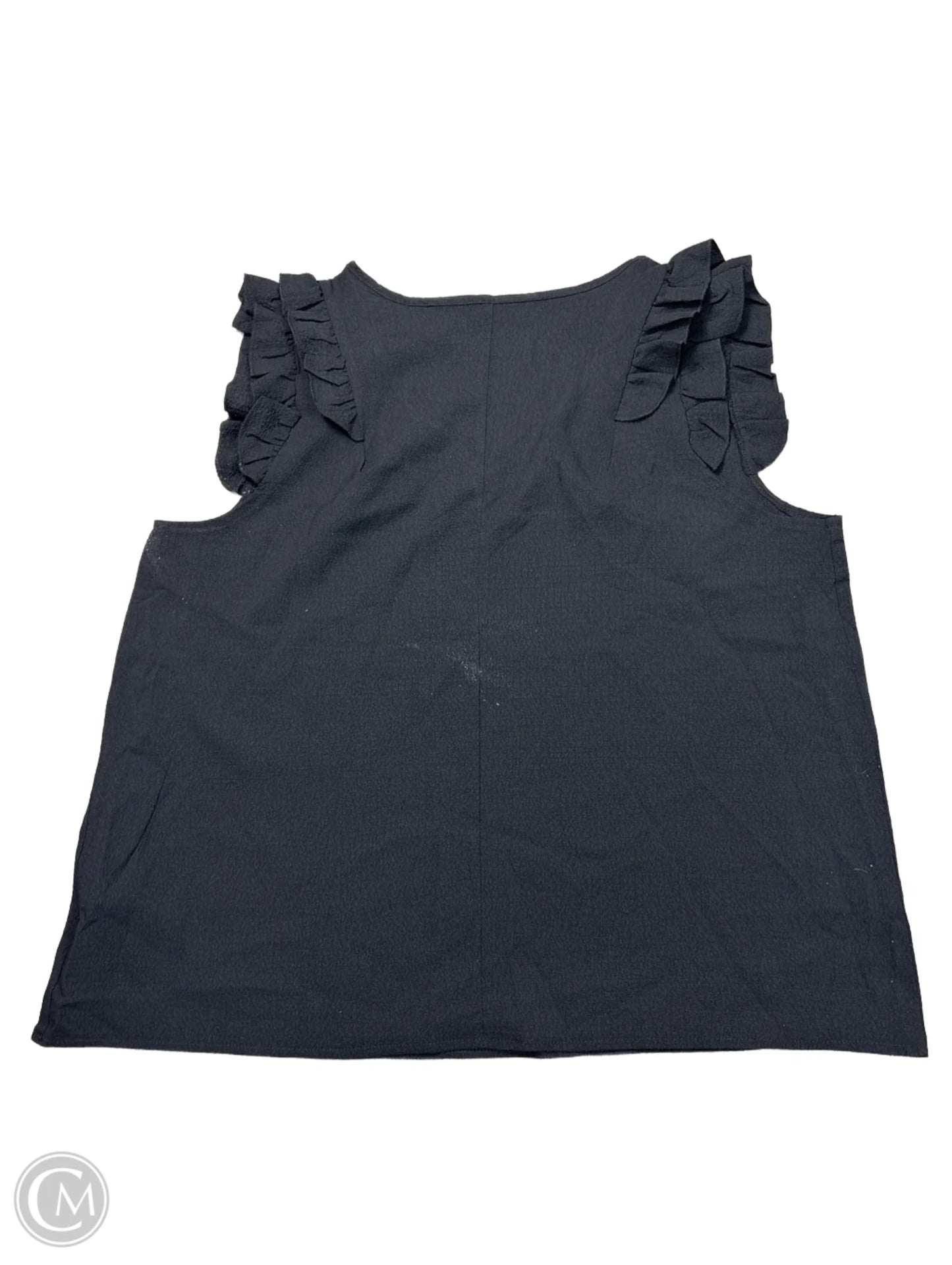 Top Sleeveless By Shein In Black, Size: 2x