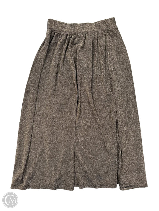 Skirt Midi By J. Crew In Gold, Size: Xs