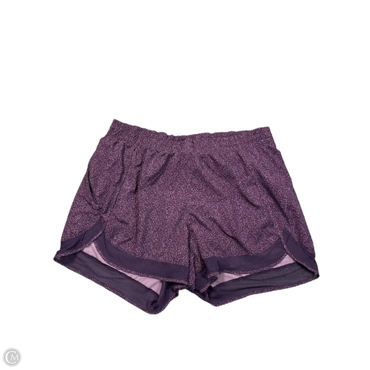 Athletic Shorts By Athleta In Purple, Size: 1x