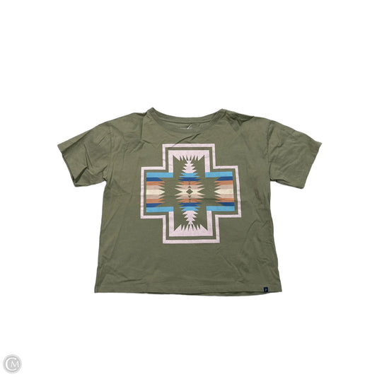 Top Short Sleeve By Pendleton In Green, Size: M