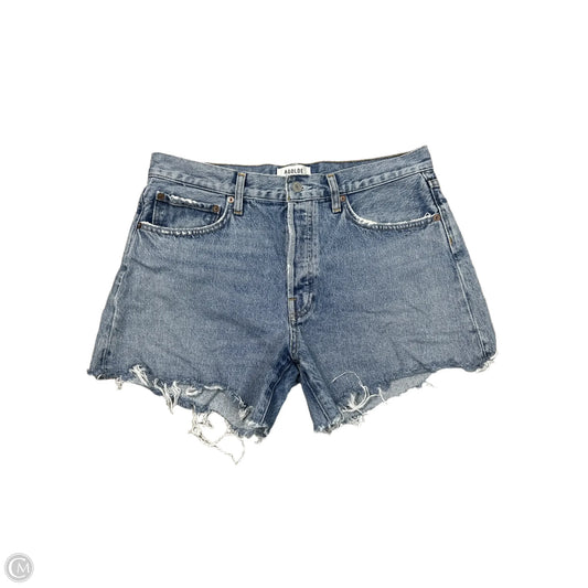 Shorts By Agolde In Blue Denim, Size: M