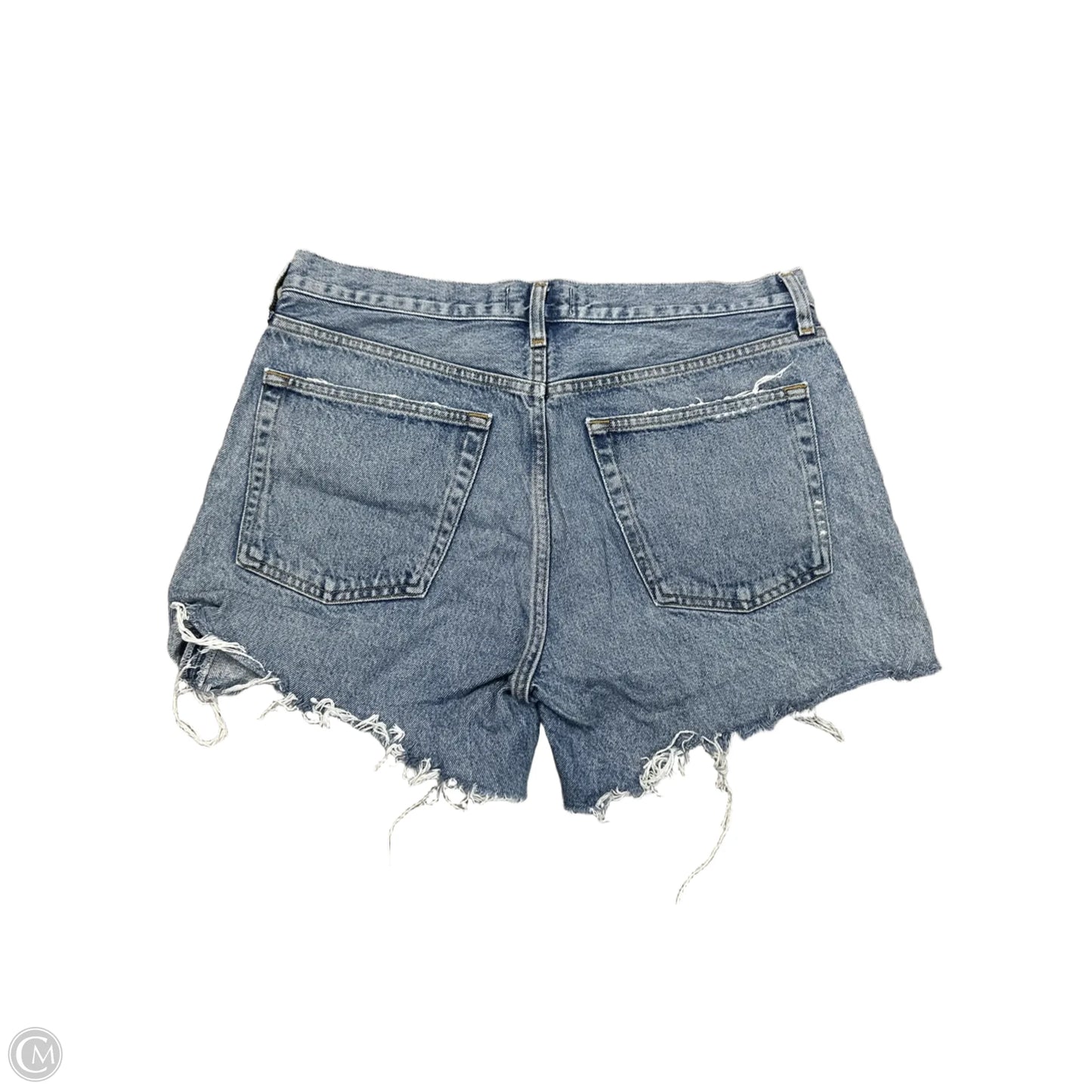 Shorts By Agolde In Blue Denim, Size: M