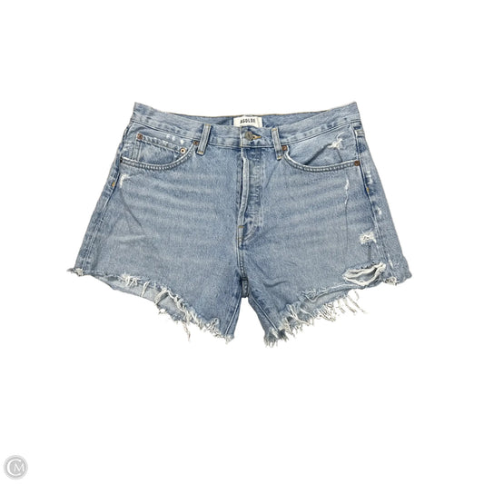 Shorts By Agolde In Blue Denim, Size: M