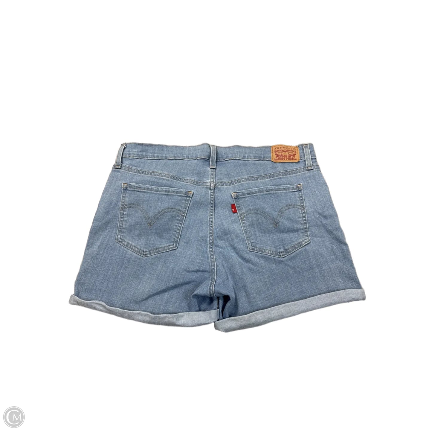 Shorts By Levis In Blue Denim, Size: 14