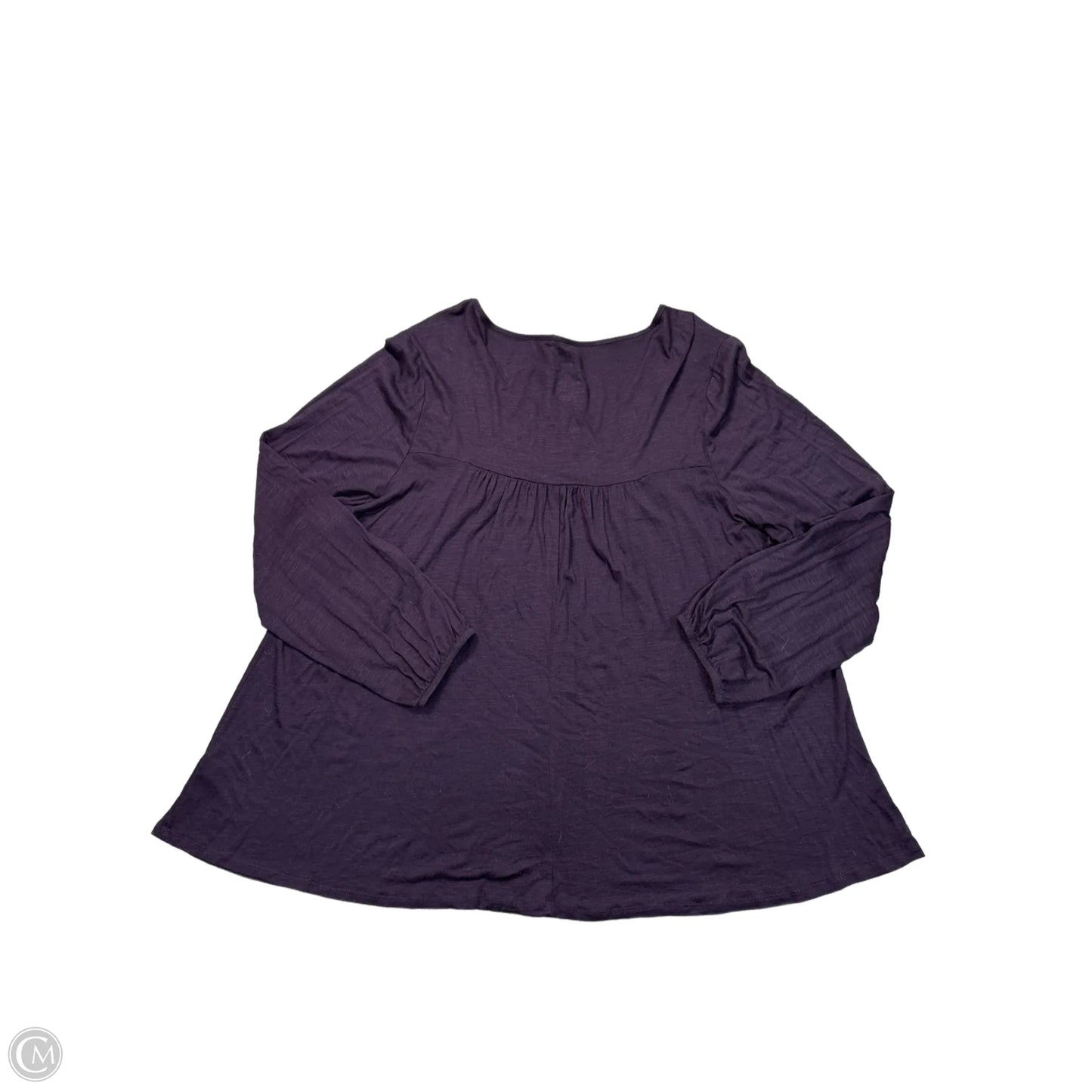 Top Long Sleeve By Sonoma In Purple, Size: 1x