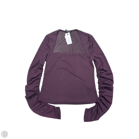 Top Long Sleeve By Dynamite In Purple, Size: L