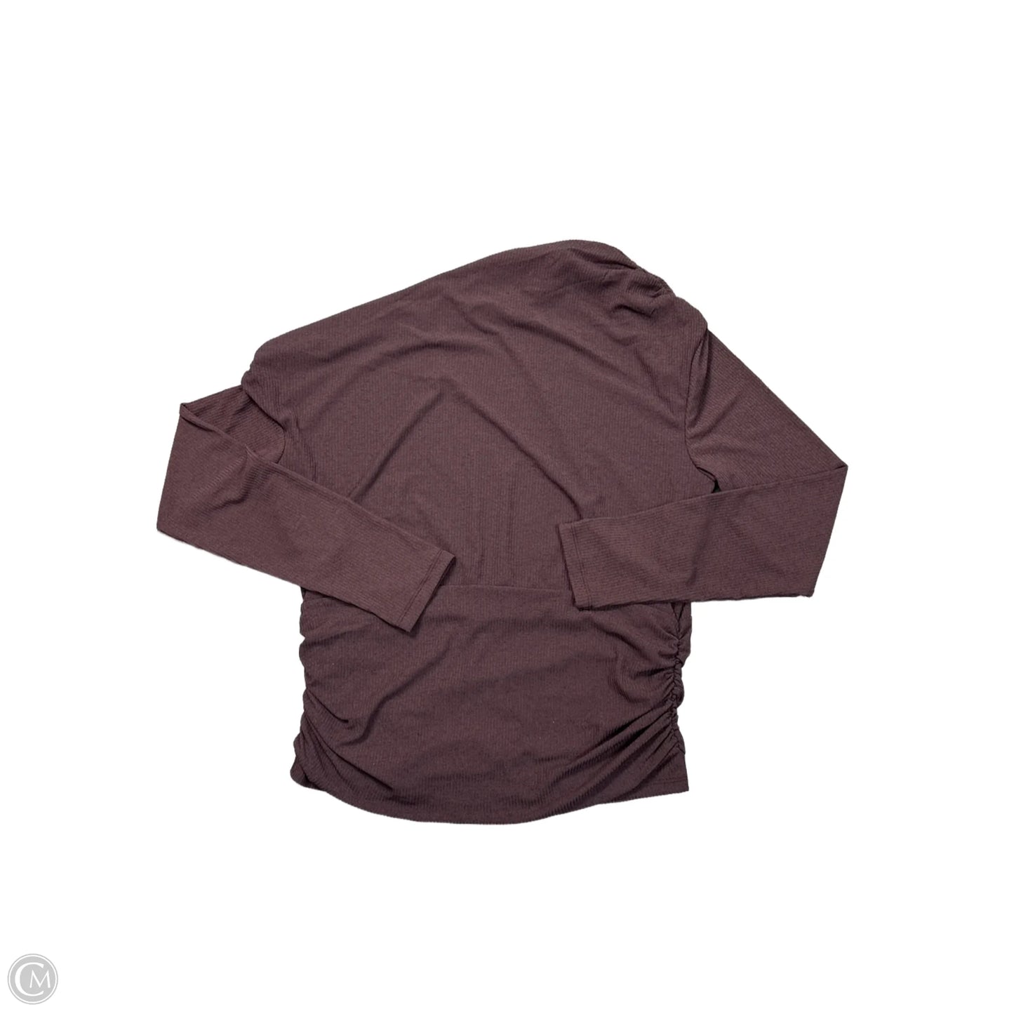 Top Long Sleeve By Abercrombie And Fitch In Brown, Size: L