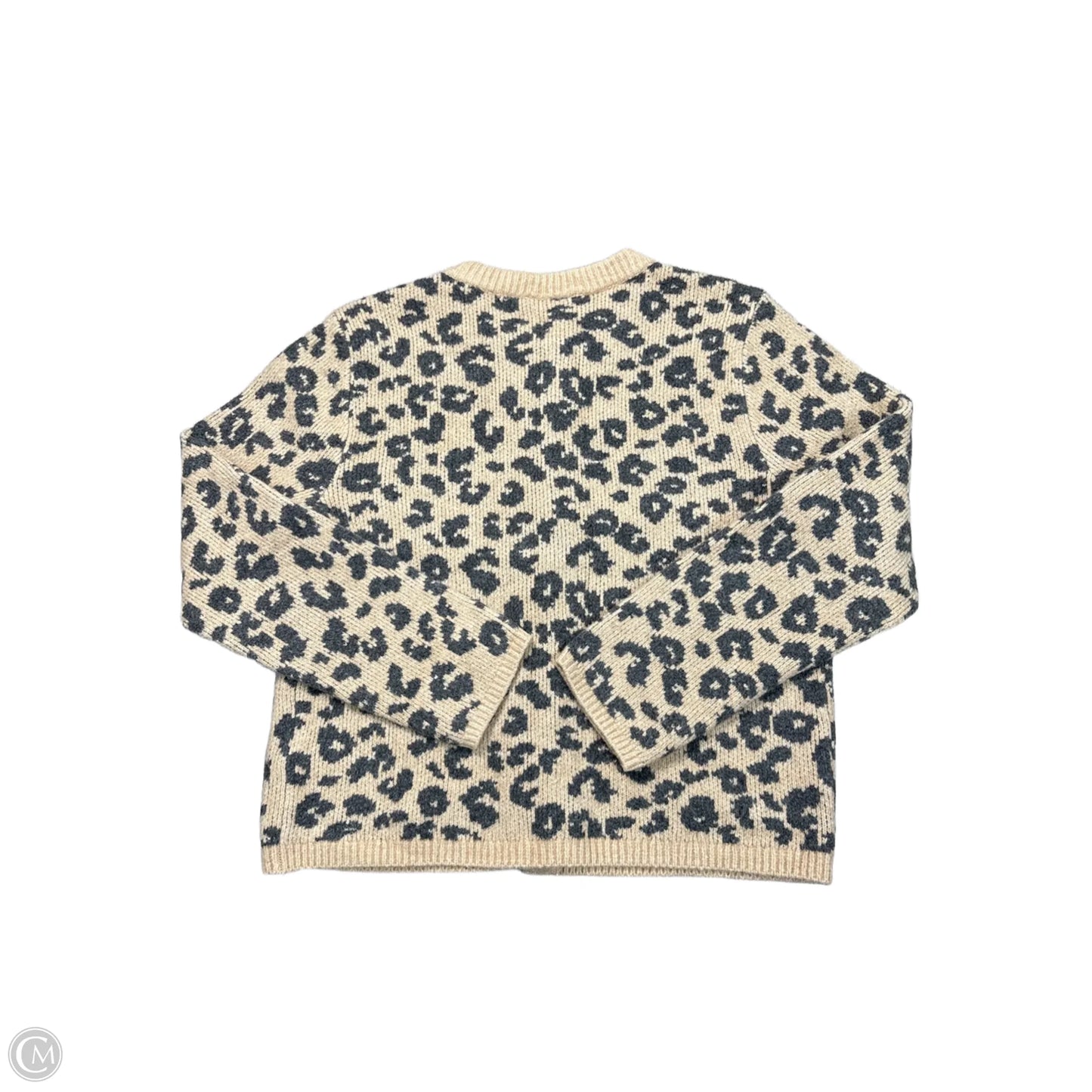 Cardigan By Abercrombie And Fitch In Leopard Print, Size: L