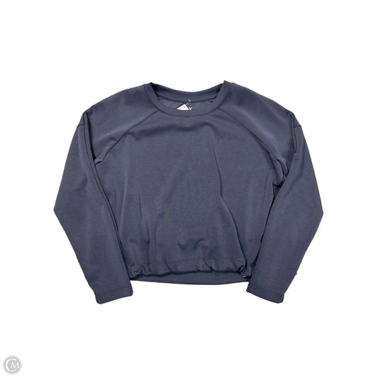 Athletic Top Long Sleeve Crewneck By Flx In Grey, Size: M