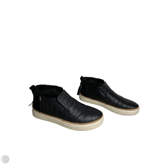 Shoes Sneakers By Toms In Black, Size: 8.5