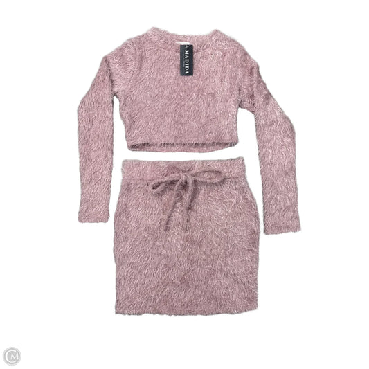 Skirt Set 2pc By ANNES APPAREL In Pink, Size: L