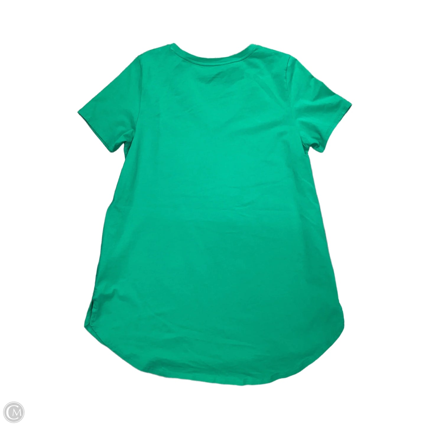 Top Short Sleeve Basic By Soft Surroundings In Green, Size: M