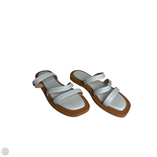 Sandals Designer By Frye In Tan & White, Size: 7