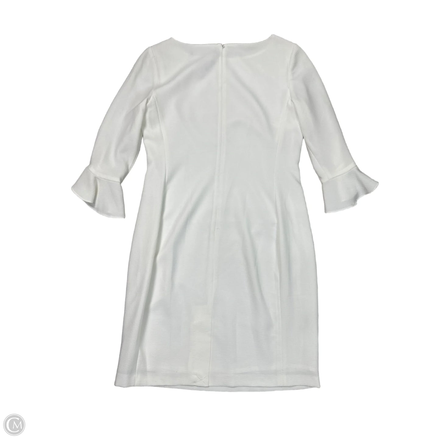 Dress Designer By Karl Lagerfeld In White, Size: M