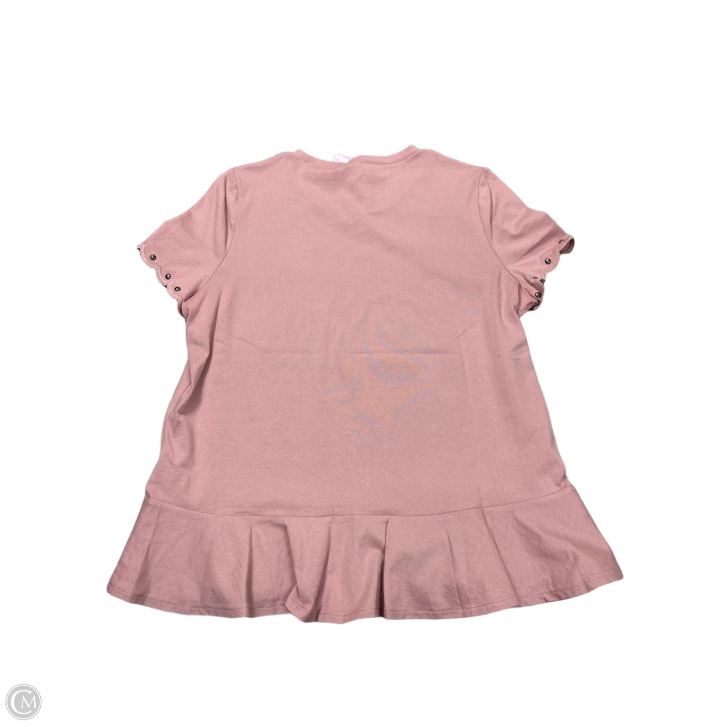 Top Short Sleeve Designer By Kate Spade In Pink, Size: M