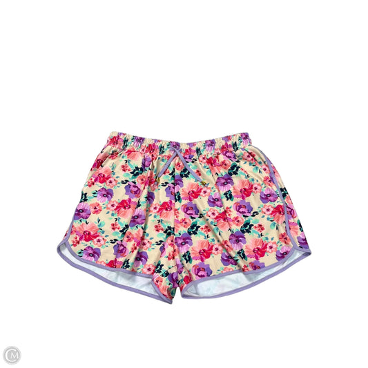 Athletic Shorts By Jess Lea In Floral Print, Size: 2x