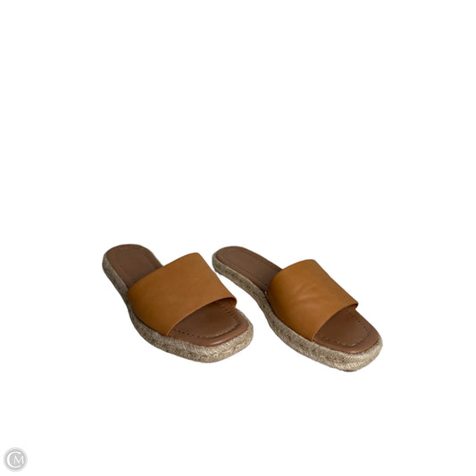 Sandals Flats By Universal Thread In Tan, Size: 7.5