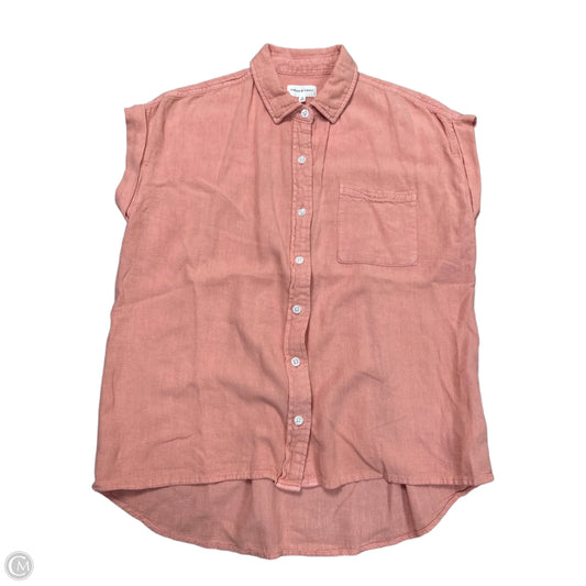 Top Short Sleeve By Thread And Supply In Orange, Size: S