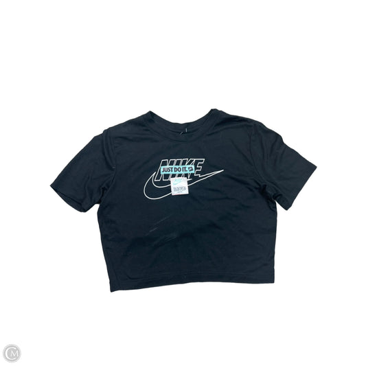 Top Short Sleeve By Nike Apparel In Black, Size: S