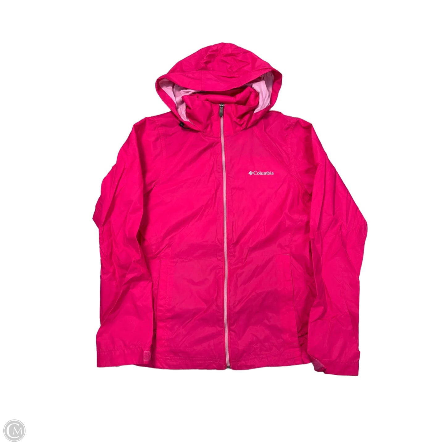 Jacket Windbreaker By Columbia In Pink, Size: S