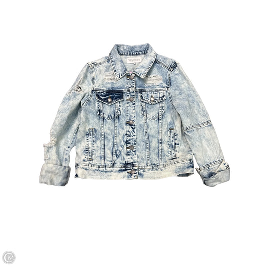 Jacket Denim By Vervet In Blue Denim, Size: S