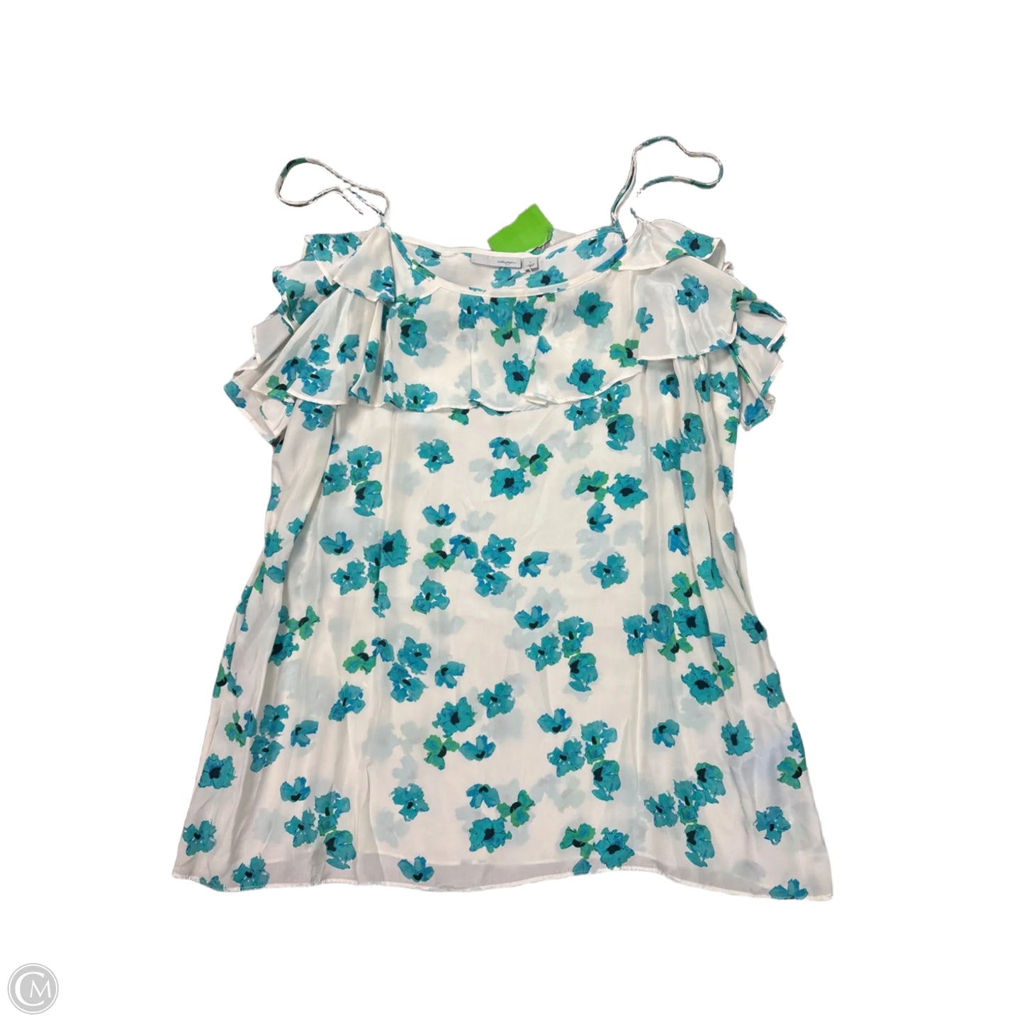 Blouse Sleeveless By Halogen In White, Size: L