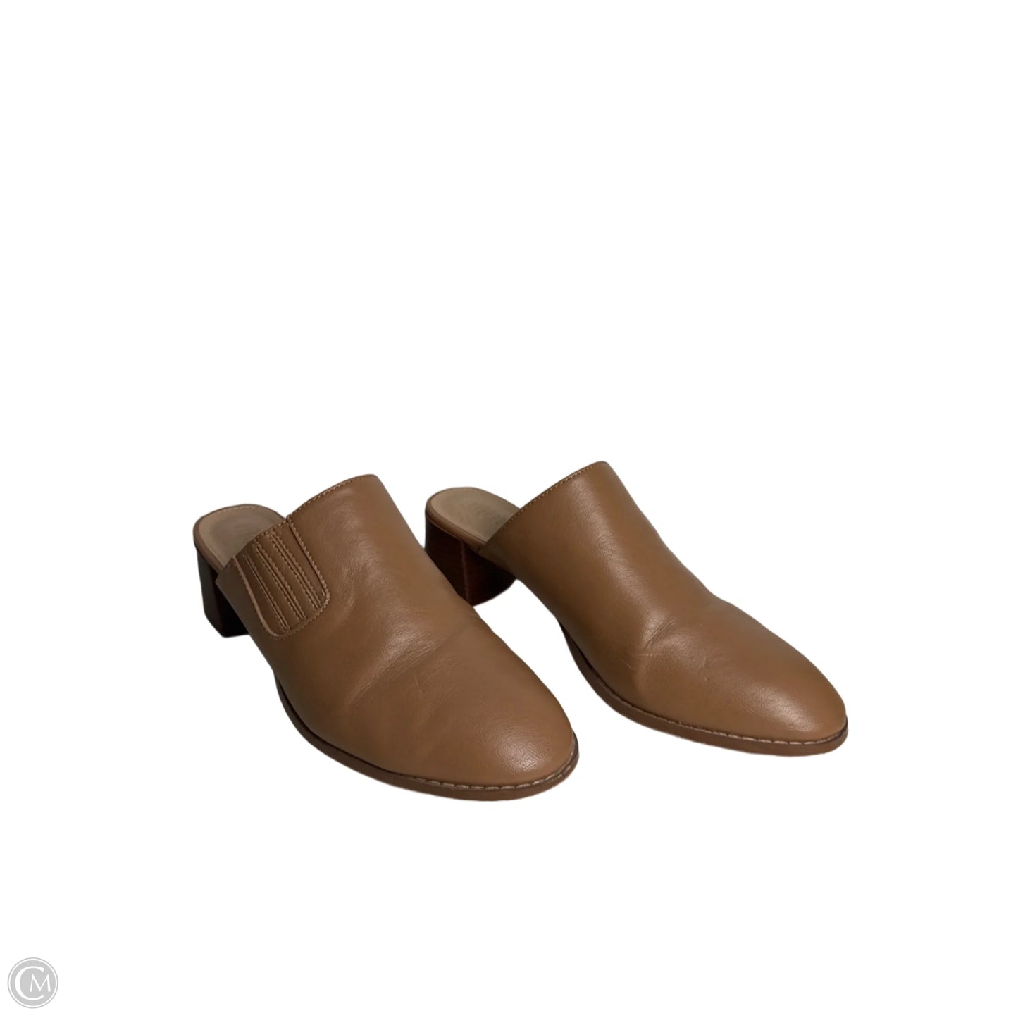 Shoes Heels Block By MI IM In Tan, Size: 10