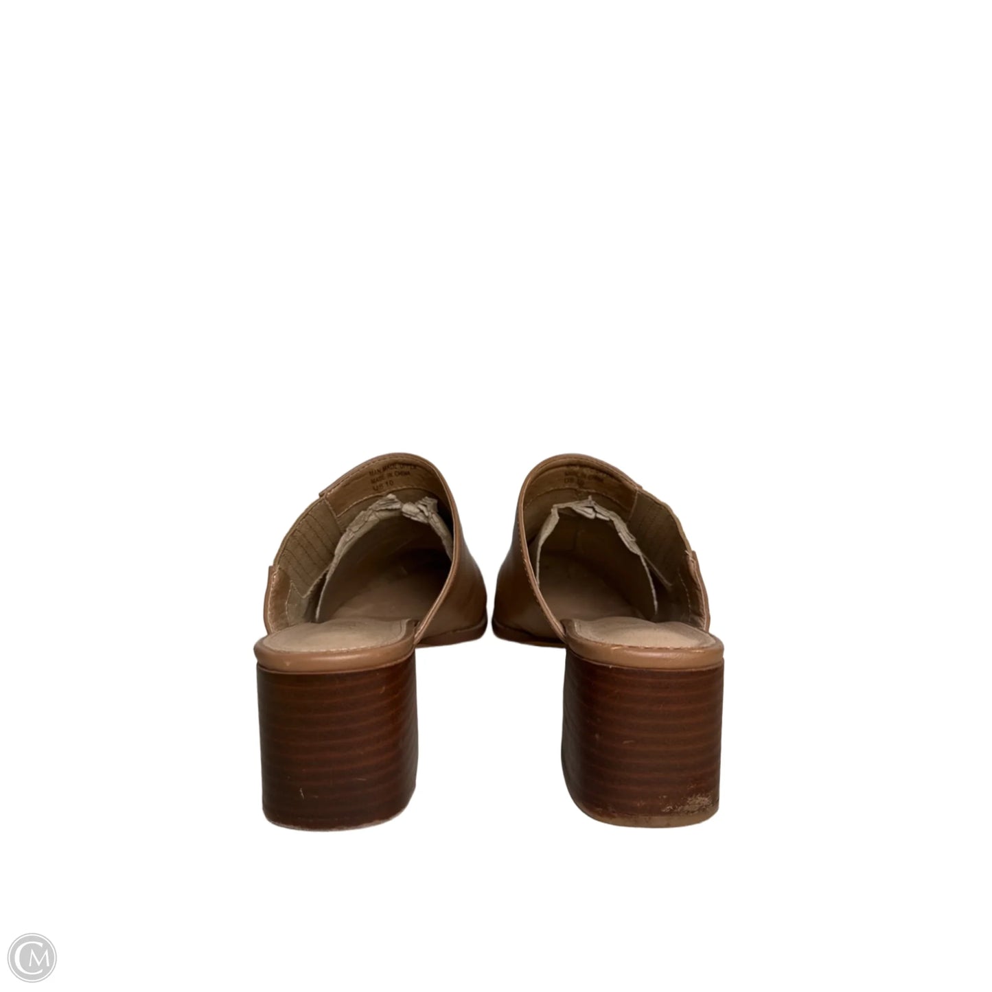 Shoes Heels Block By MI IM In Tan, Size: 10