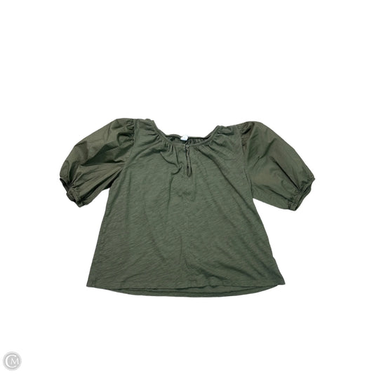 Top Short Sleeve By Old Navy In Green, Size: L