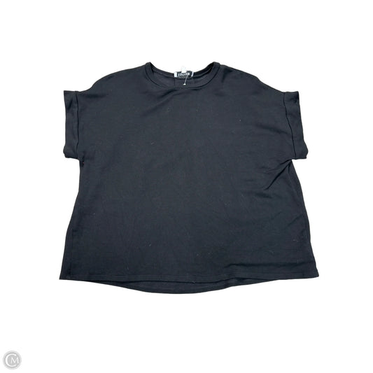 Top Short Sleeve Basic By CORINNE In Black, Size: S