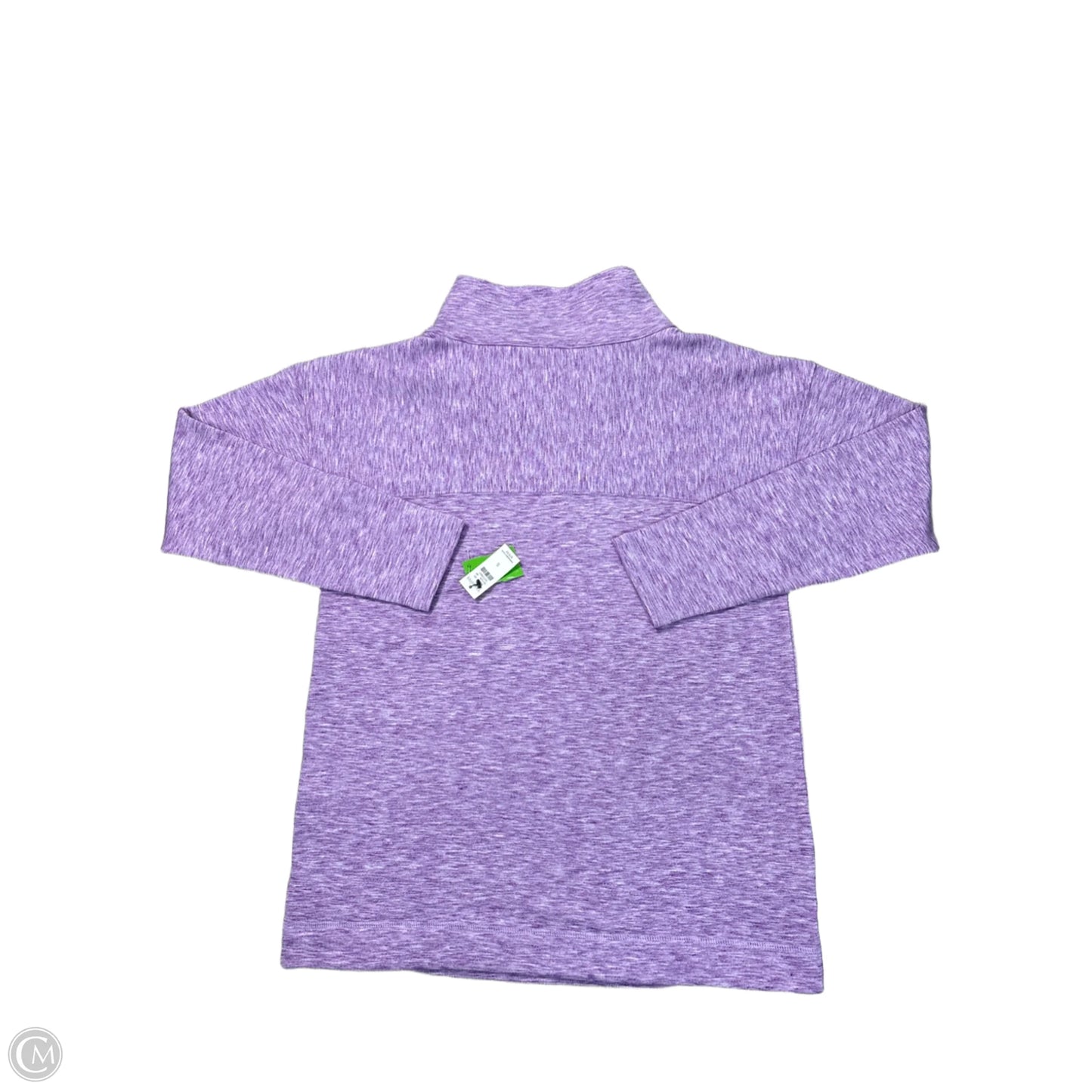 Athletic Top Long Sleeve Collar By Talbots In Purple, Size: S