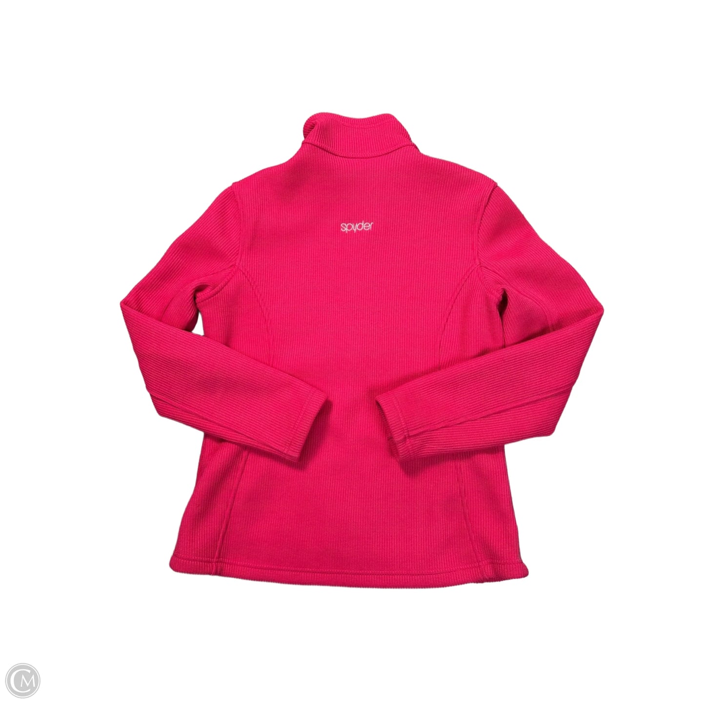 Jacket Fleece By Spyder In Pink, Size: L